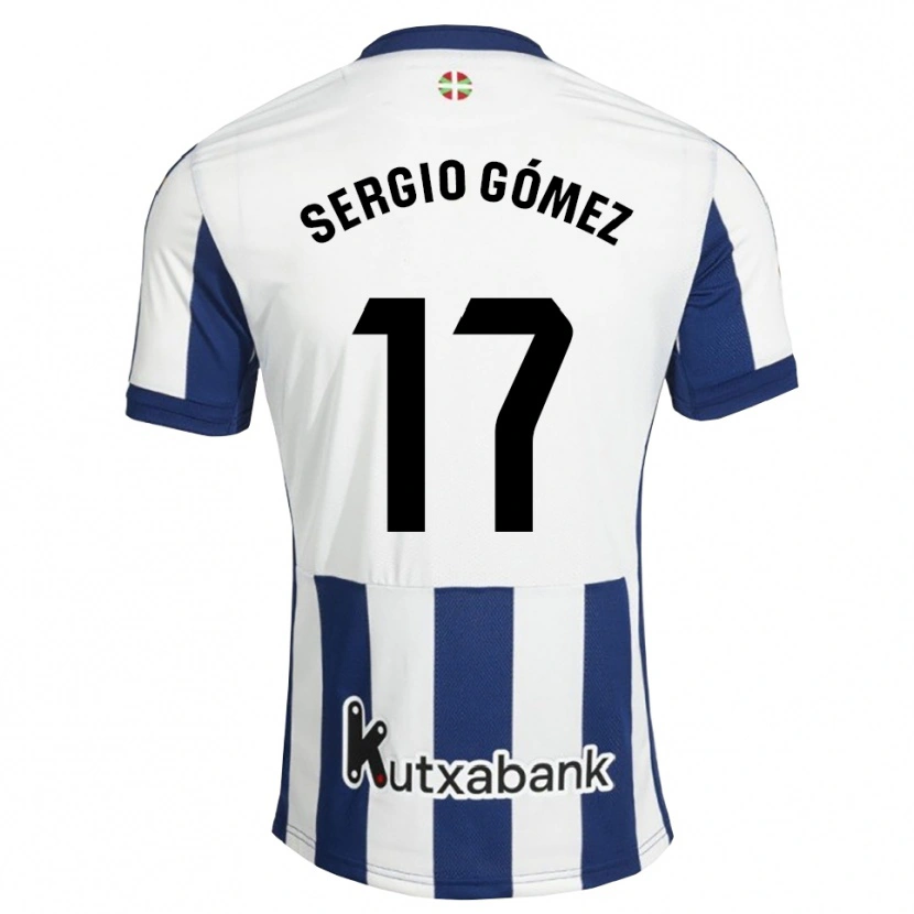 Danxen Men Sergio Gómez #17 Navy White Goldenrod Home Jersey 2026/27 T-Shirt