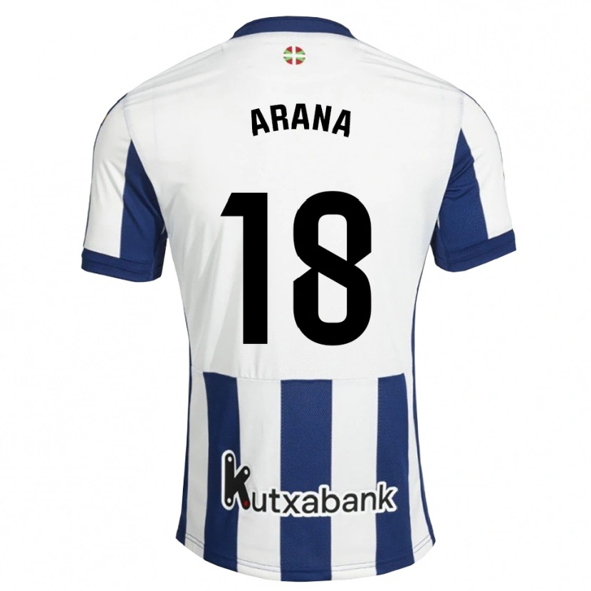 Danxen Men Pello Arana #18 Navy White Goldenrod Home Jersey 2026/27 T-Shirt