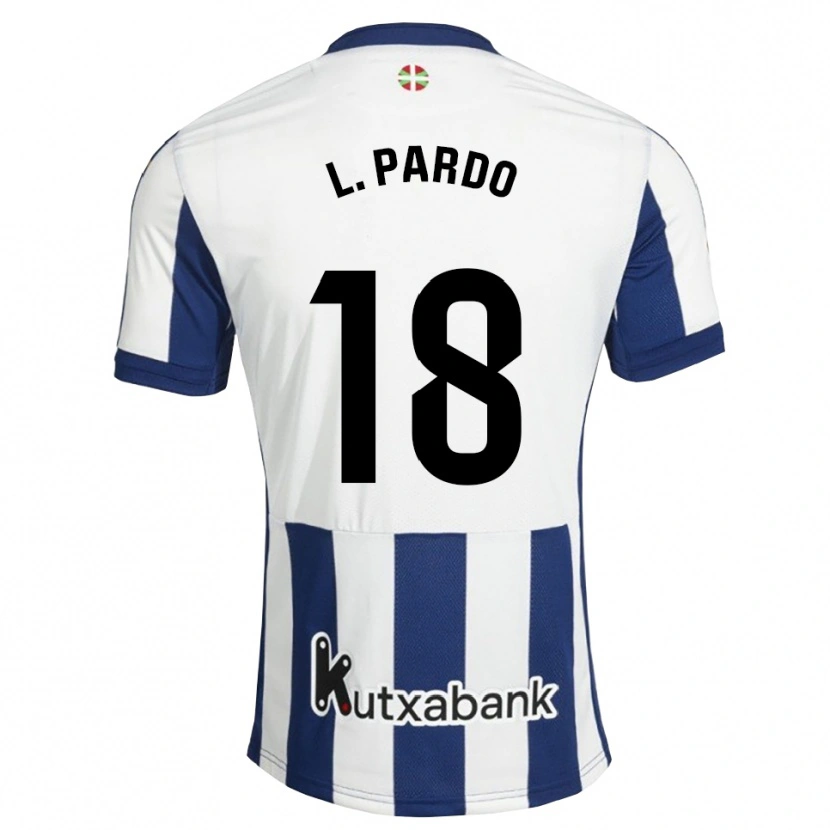 Danxen Men Lucía Pardo Méndez #18 Navy White Goldenrod Home Jersey 2026/27 T-Shirt