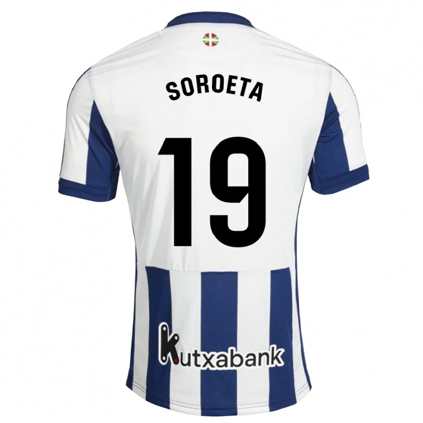 Danxen Men Javier Soroeta #19 Navy White Goldenrod Home Jersey 2026/27 T-Shirt