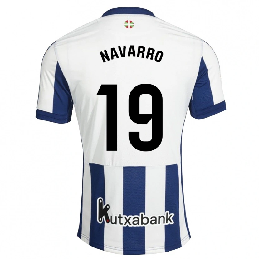 Danxen Men Lorena Navarro #19 Navy White Goldenrod Home Jersey 2026/27 T-Shirt