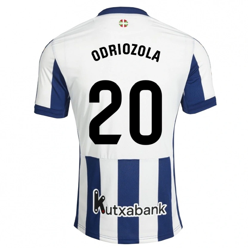 Danxen Men Álvaro Odriozola #20 Navy White Goldenrod Home Jersey 2026/27 T-Shirt