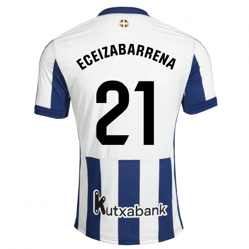 Danxen Men Jon Eceizabarrena #21 Navy White Goldenrod Home Jersey 2026/27 T-Shirt