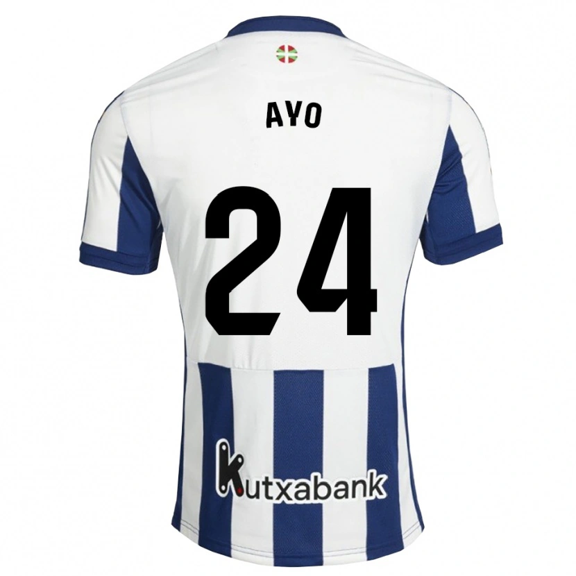 Danxen Men Unax Ayo #24 Navy White Goldenrod Home Jersey 2026/27 T-Shirt