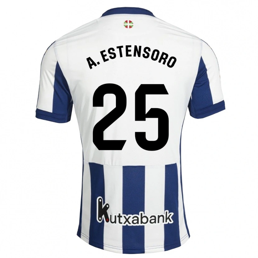 Danxen Men Alazne Estensoro #25 Navy White Goldenrod Home Jersey 2026/27 T-Shirt