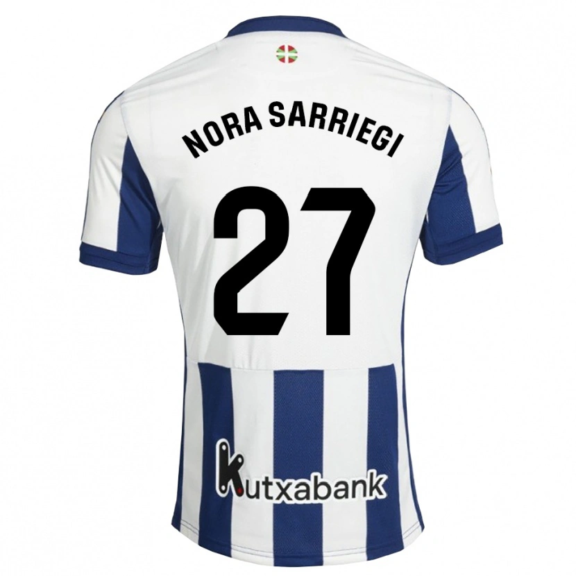 Danxen Men Nora Sarriegi Galdos #27 Navy White Goldenrod Home Jersey 2026/27 T-Shirt