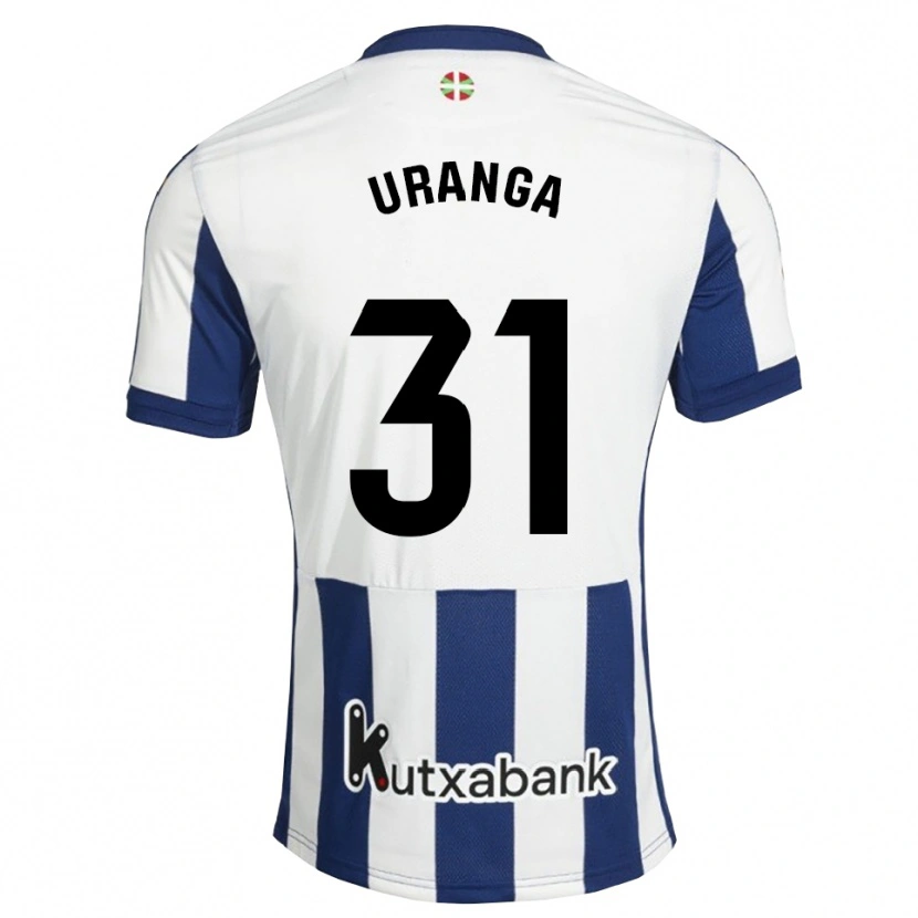 Danxen Men Haizea Uranga Agirre #31 Navy White Goldenrod Home Jersey 2026/27 T-Shirt