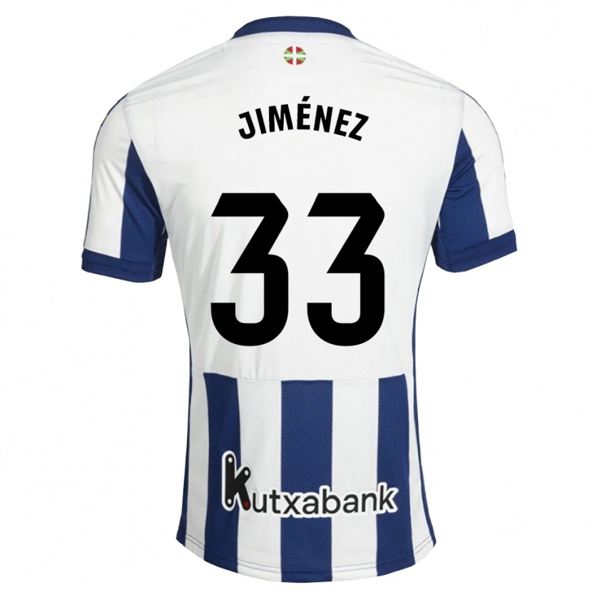 Danxen Men Javier Jiménez #33 Navy White Goldenrod Home Jersey 2026/27 T-Shirt