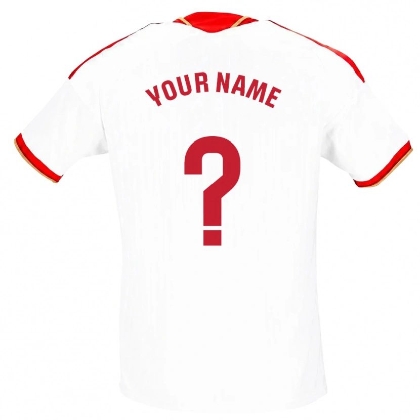 Danxen Men Your Name #0 White Red Home Jersey 2026/27 T-Shirt
