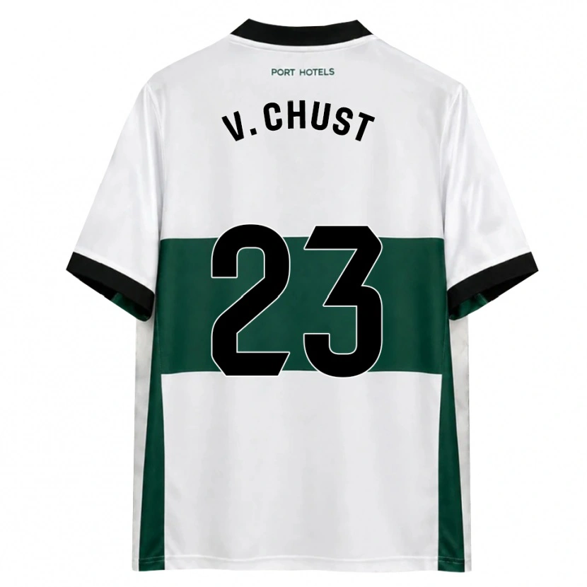 Danxen Men Víctor Chust #23 Green White Red Home Jersey 2026/27 T-Shirt
