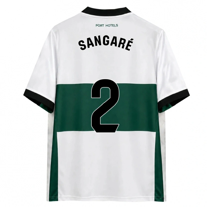 Danxen Men Buba Sangaré #2 Green White Red Home Jersey 2026/27 T-Shirt