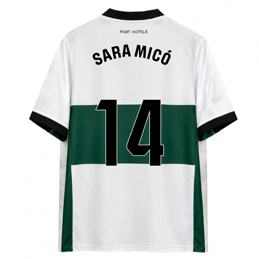 Danxen Men Sara Micó #14 Green White Red Home Jersey 2026/27 T-Shirt