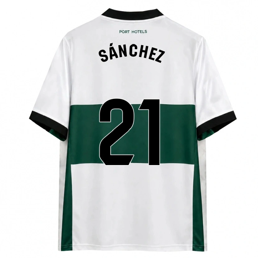 Danxen Men Álex Sánchez #21 Green White Red Home Jersey 2026/27 T-Shirt
