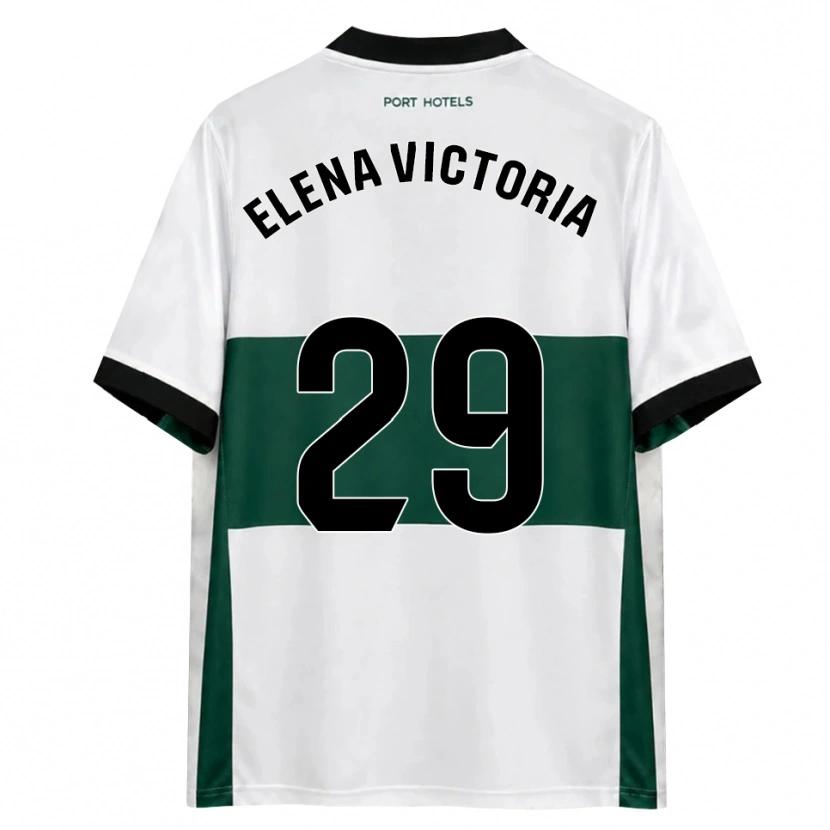 Danxen Men Elena Victoria Mas Berna #29 Green White Red Home Jersey 2026/27 T-Shirt