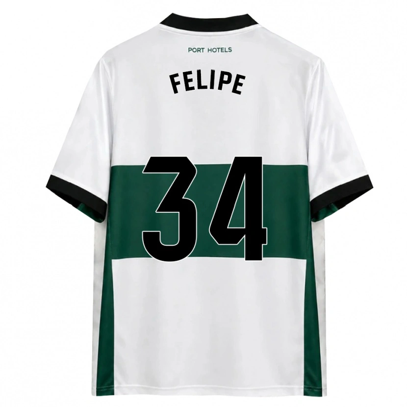 Danxen Men Pablo Felipe #34 Green White Red Home Jersey 2026/27 T-Shirt