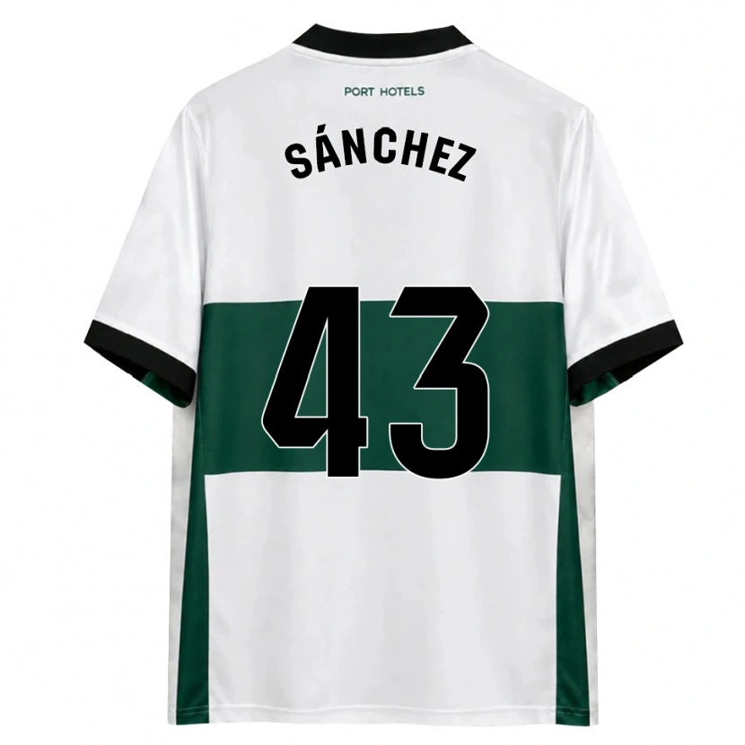 Danxen Men Diego Sánchez #43 Green White Red Home Jersey 2026/27 T-Shirt