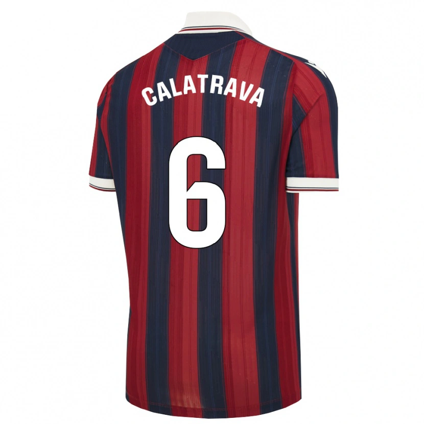 Danxen Men Alberto Calatrava #6 Midnight Blue Red Home Jersey 2026/27 T-Shirt