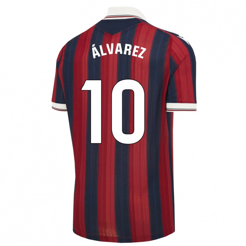 Danxen Men Carlos Álvarez #10 Midnight Blue Red Home Jersey 2026/27 T-Shirt