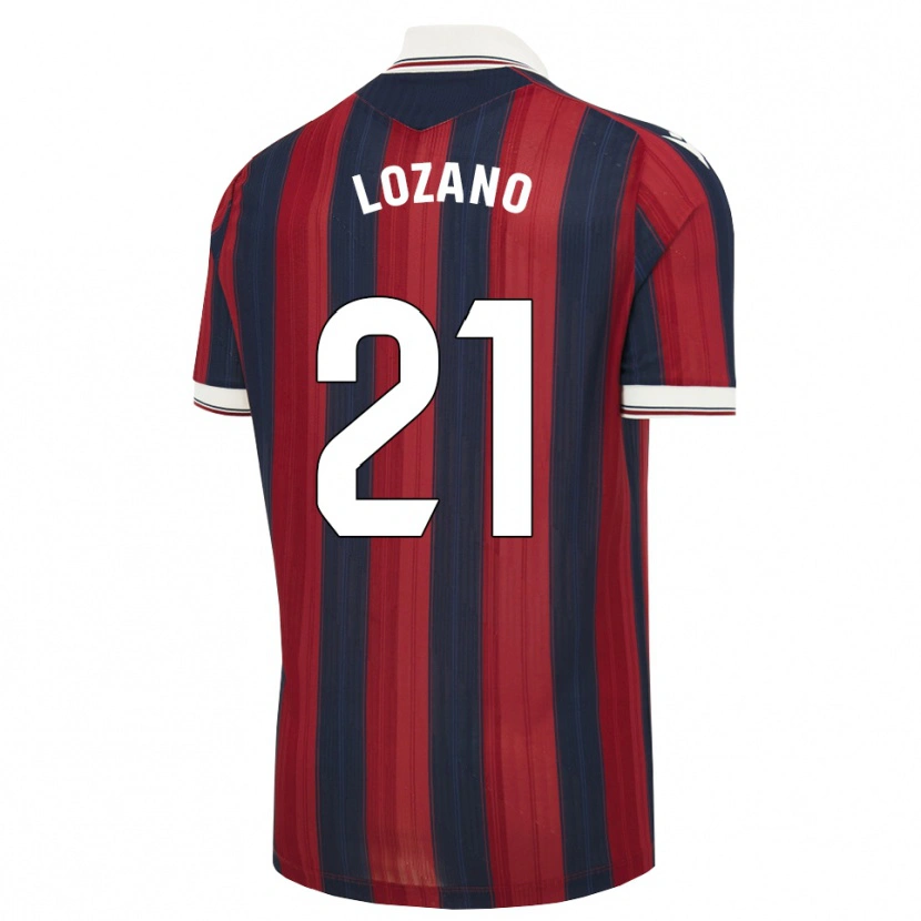Danxen Men Sergio Lozano #21 Midnight Blue Red Home Jersey 2026/27 T-Shirt