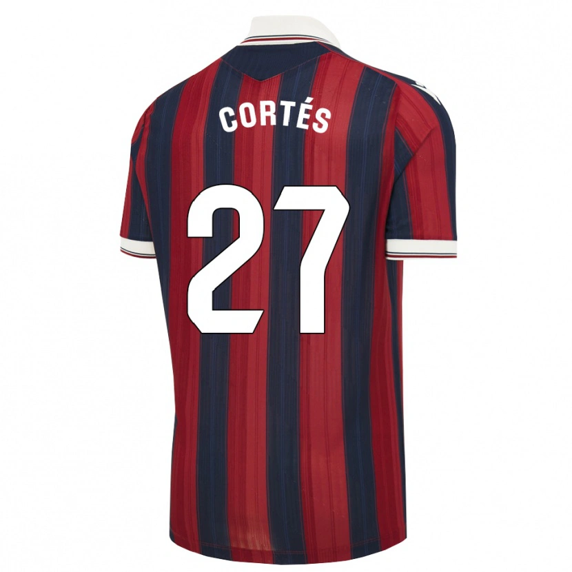 Danxen Men Paco Cortés #27 Midnight Blue Red Home Jersey 2026/27 T-Shirt