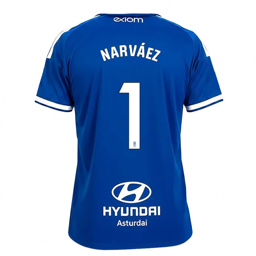 Danxen Men Miguel Narváez #1 Mediumblue White Home Jersey 2026/27 T-Shirt