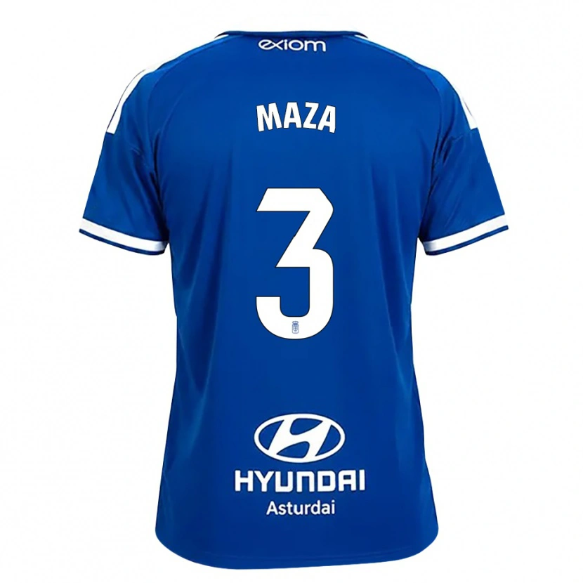 Danxen Men Óscar Maza #3 Mediumblue White Home Jersey 2026/27 T-Shirt