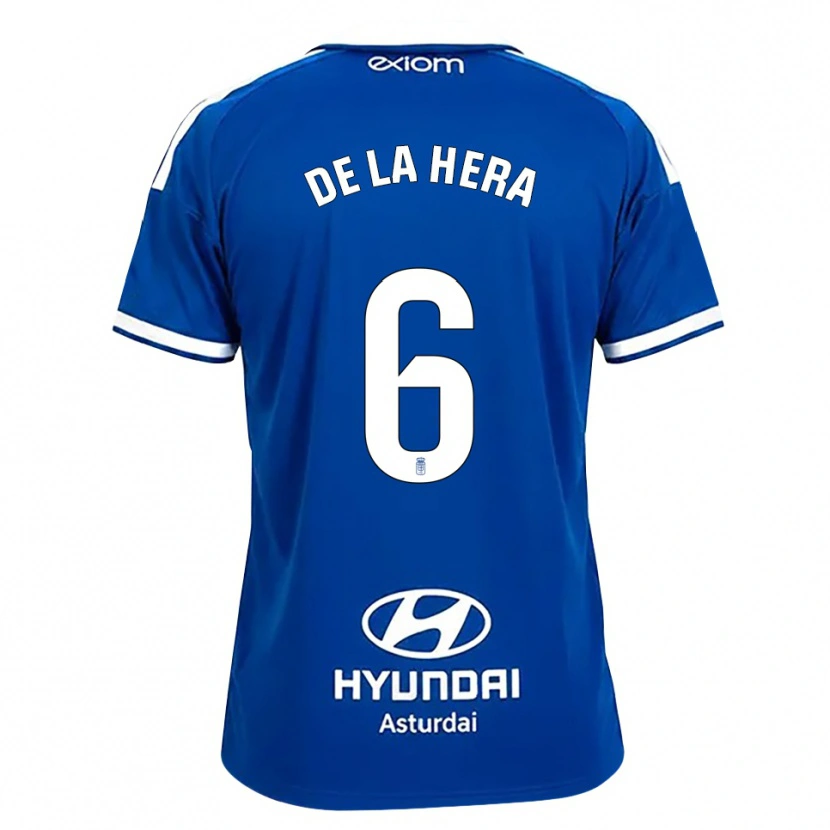 Danxen Men Óscar De La Hera #6 Mediumblue White Home Jersey 2026/27 T-Shirt