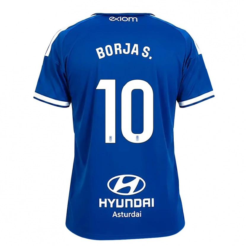 Danxen Men Borja Sánchez #10 Mediumblue White Home Jersey 2026/27 T-Shirt