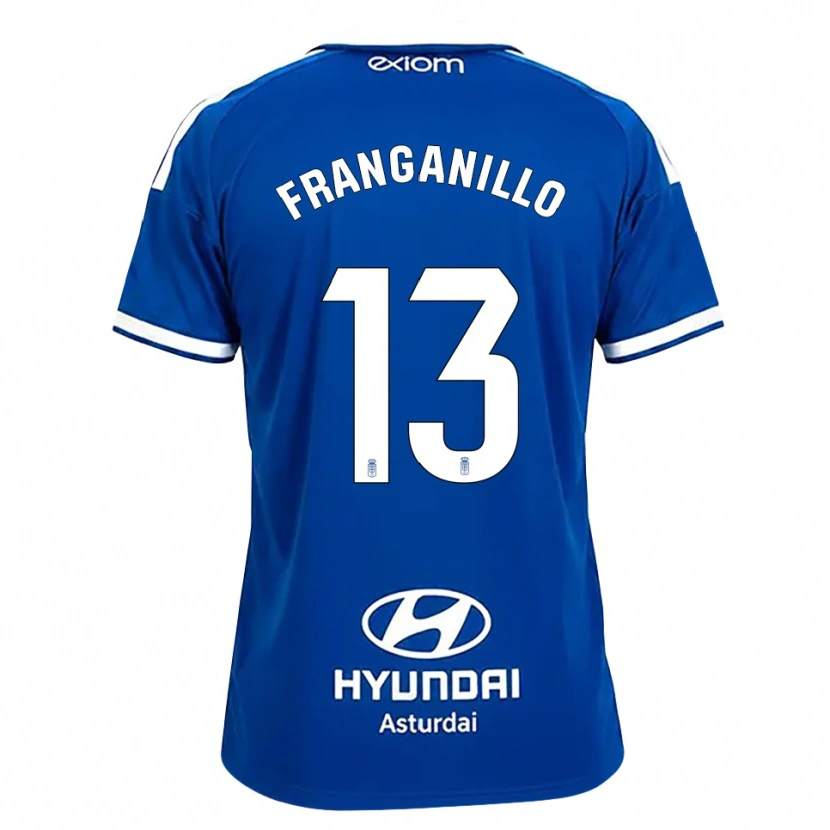 Danxen Men Samu Franganillo #13 Mediumblue White Home Jersey 2026/27 T-Shirt