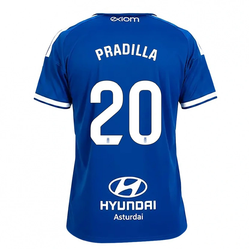 Danxen Men Elena Pradilla Aranda #20 Mediumblue White Home Jersey 2026/27 T-Shirt