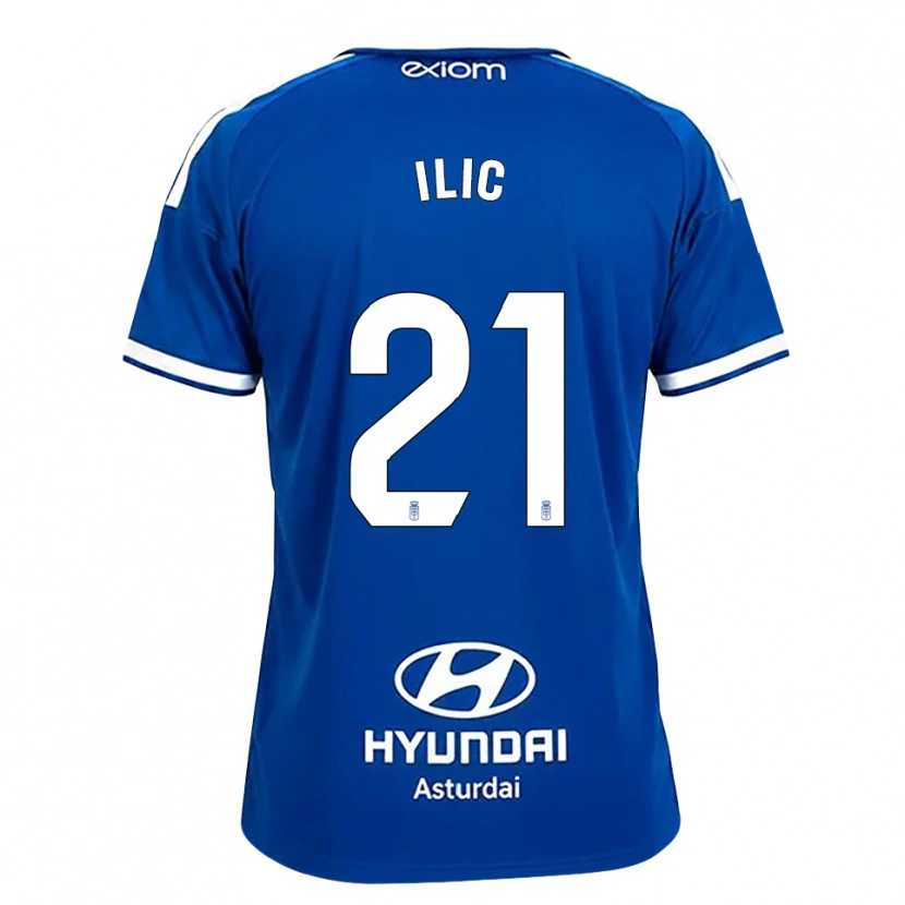 Danxen Men Luka Ilic #21 Mediumblue White Home Jersey 2026/27 T-Shirt