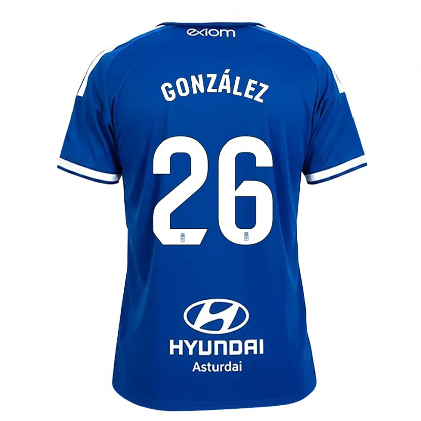Danxen Men Miguel González #26 Mediumblue White Home Jersey 2026/27 T-Shirt