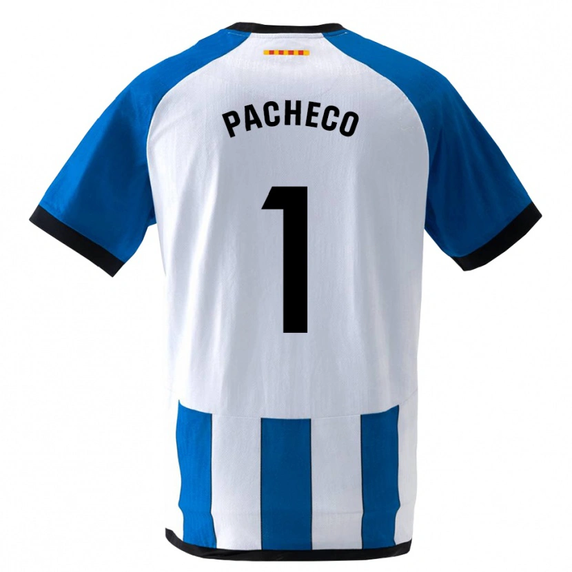 Danxen Men Álvaro Pacheco #1 Royal Blue White Home Jersey 2026/27 T-Shirt