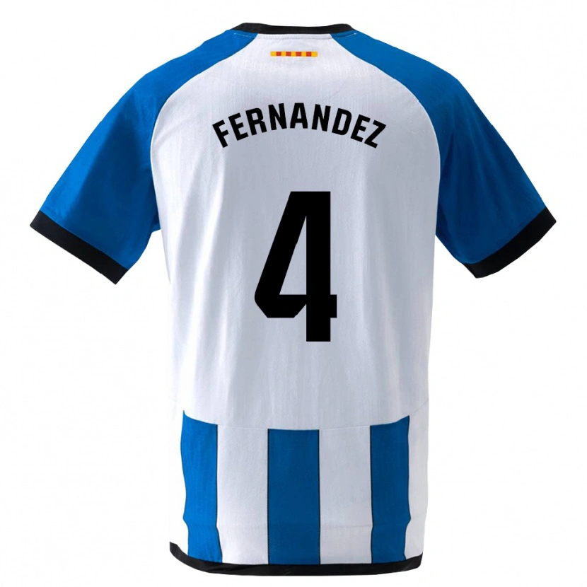 Danxen Men Marcos Fernández #4 Royal Blue White Home Jersey 2026/27 T-Shirt