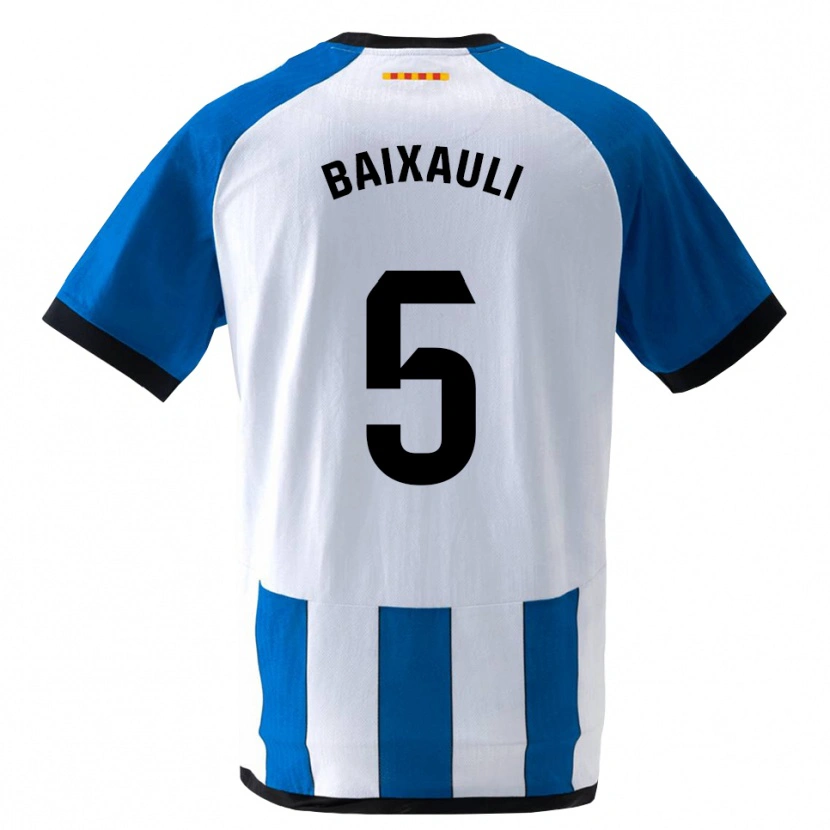 Danxen Men Iker Baixauli #5 Royal Blue White Home Jersey 2026/27 T-Shirt