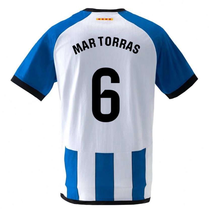 Danxen Men Mar Torrás De Fortuny #6 Royal Blue White Home Jersey 2026/27 T-Shirt