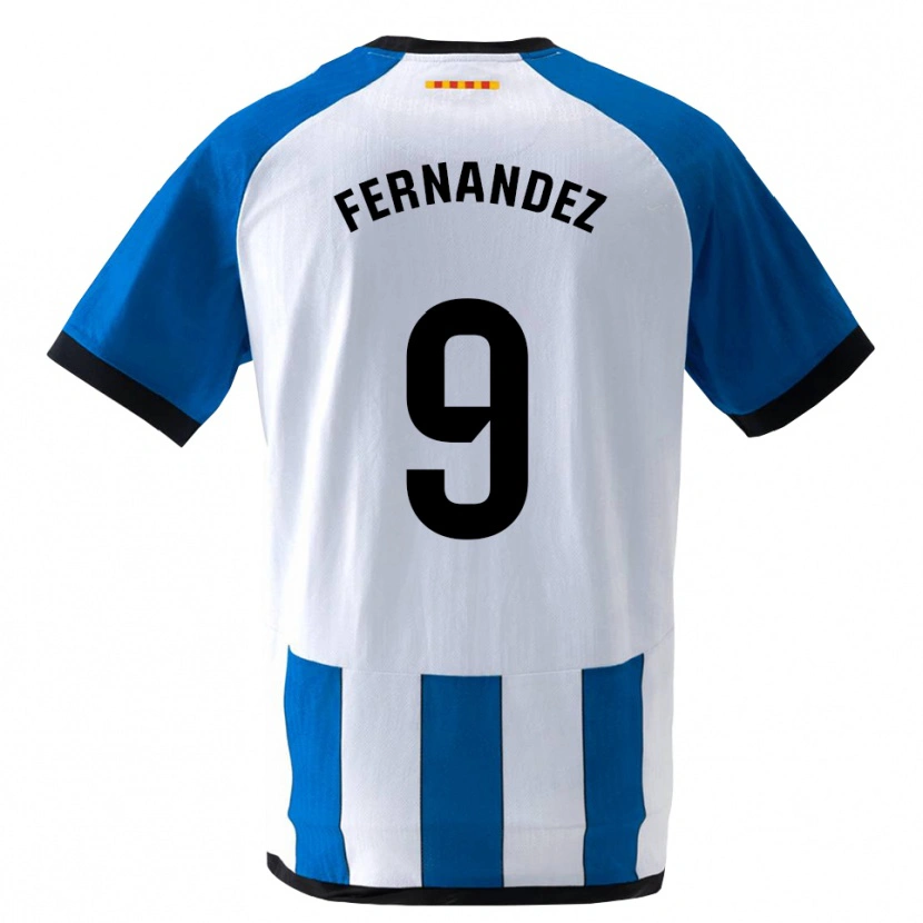 Danxen Men Roberto Fernández #9 Royal Blue White Home Jersey 2026/27 T-Shirt