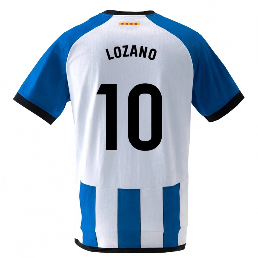 Danxen Men Pol Lozano #10 Royal Blue White Home Jersey 2026/27 T-Shirt