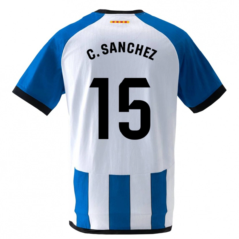 Danxen Men Carlos Sanchez #15 Royal Blue White Home Jersey 2026/27 T-Shirt