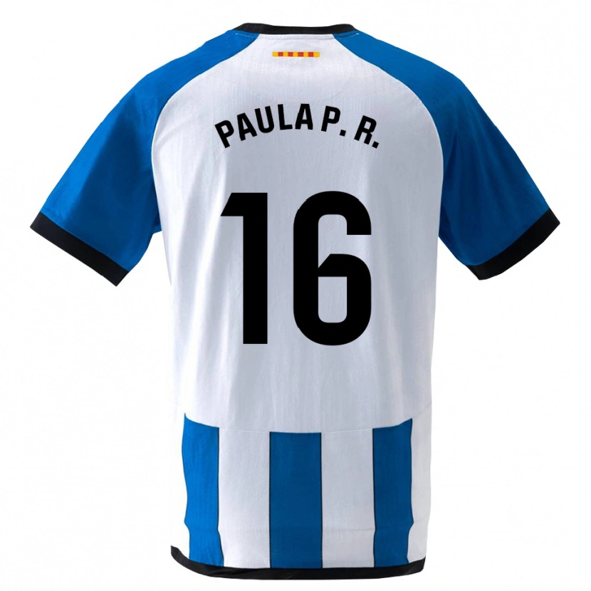 Danxen Men Paula Perea Ramírez #16 Royal Blue White Home Jersey 2026/27 T-Shirt