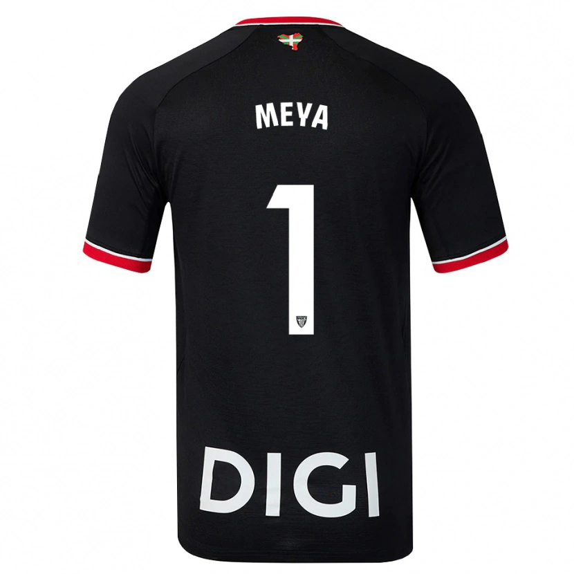 Danxen Men Aina Meya Bellot #1 Black White Red Away Jersey 2026/27 T-Shirt