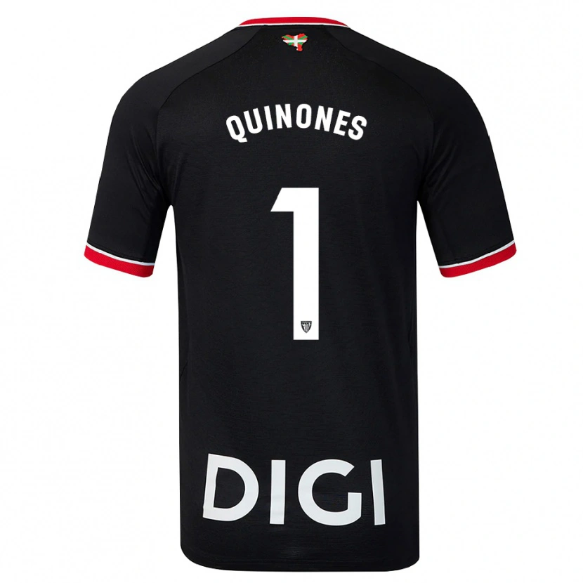 Danxen Men Mariasun Quiñones #1 Black White Red Away Jersey 2026/27 T-Shirt