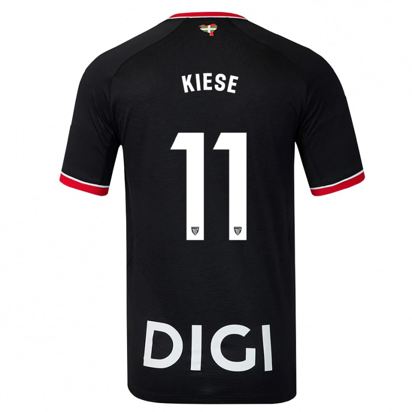 Danxen Men Manasse Kiese #11 Black White Red Away Jersey 2026/27 T-Shirt
