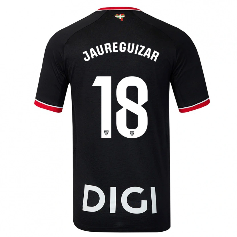 Danxen Men Mikel Jauregizar #18 Black White Red Away Jersey 2026/27 T-Shirt