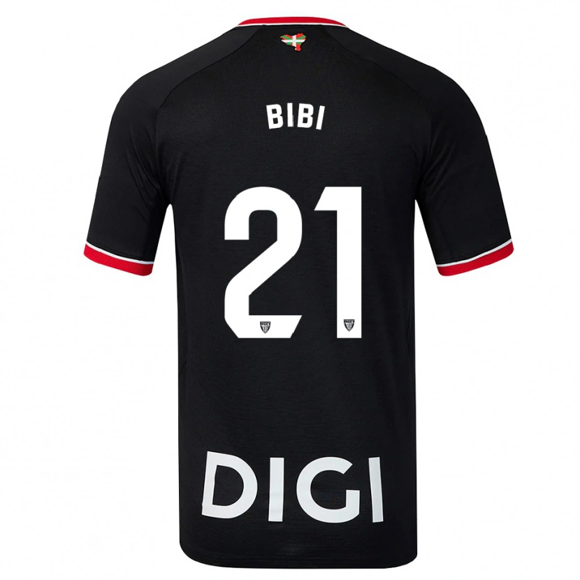 Danxen Men Bibiane Schulze #21 Black White Red Away Jersey 2026/27 T-Shirt