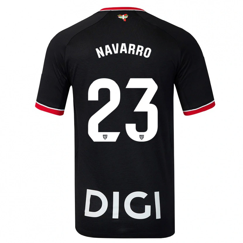 Danxen Men Robert Navarro #23 Black White Red Away Jersey 2026/27 T-Shirt