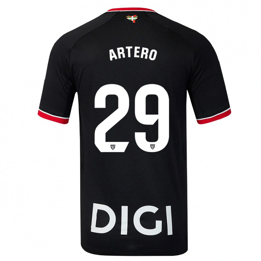 Danxen Men Marina Artero Moreno #29 Black White Red Away Jersey 2026/27 T-Shirt