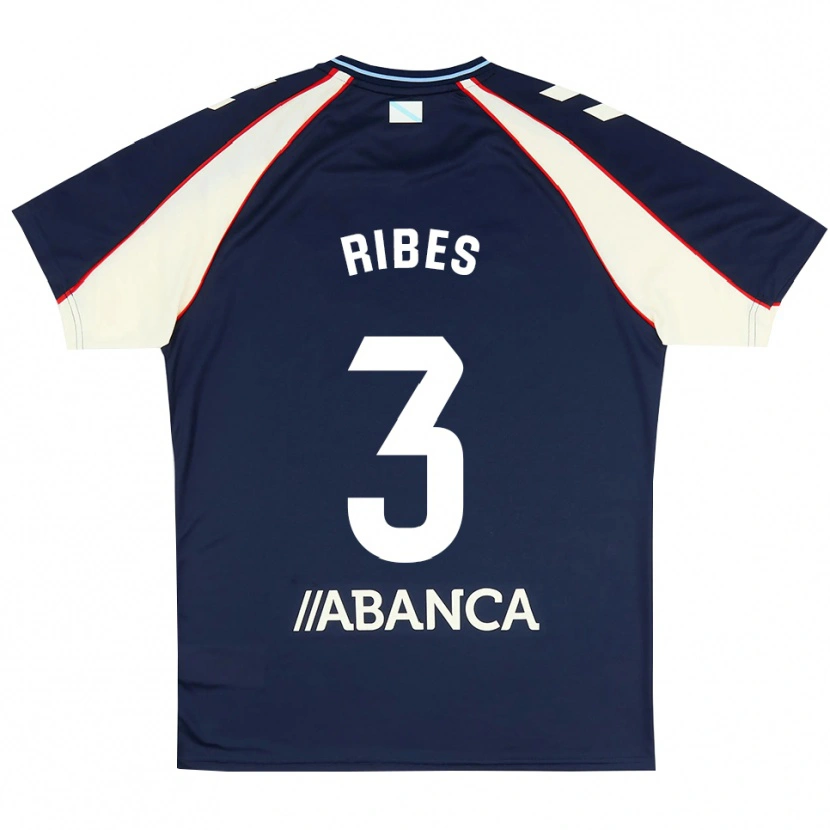 Danxen Men Kike Ribes #3 Royal Blue Red White Away Jersey 2026/27 T-Shirt