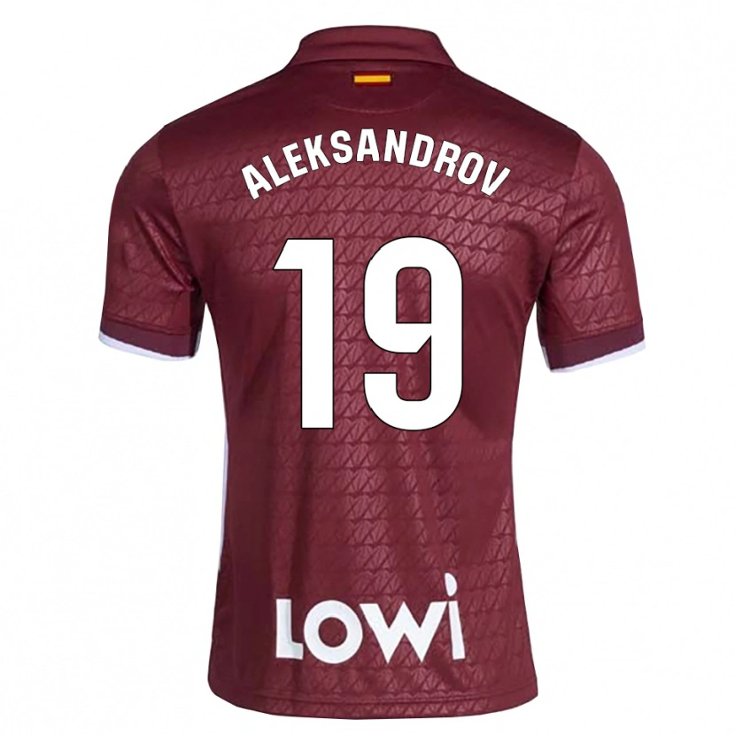 Danxen Men Mykyta Aleksandrov #19 Dark Red White Away Jersey 2026/27 T-Shirt