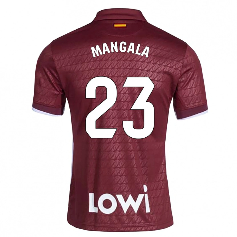 Danxen Men Orel Mangala #23 Dark Red White Away Jersey 2026/27 T-Shirt